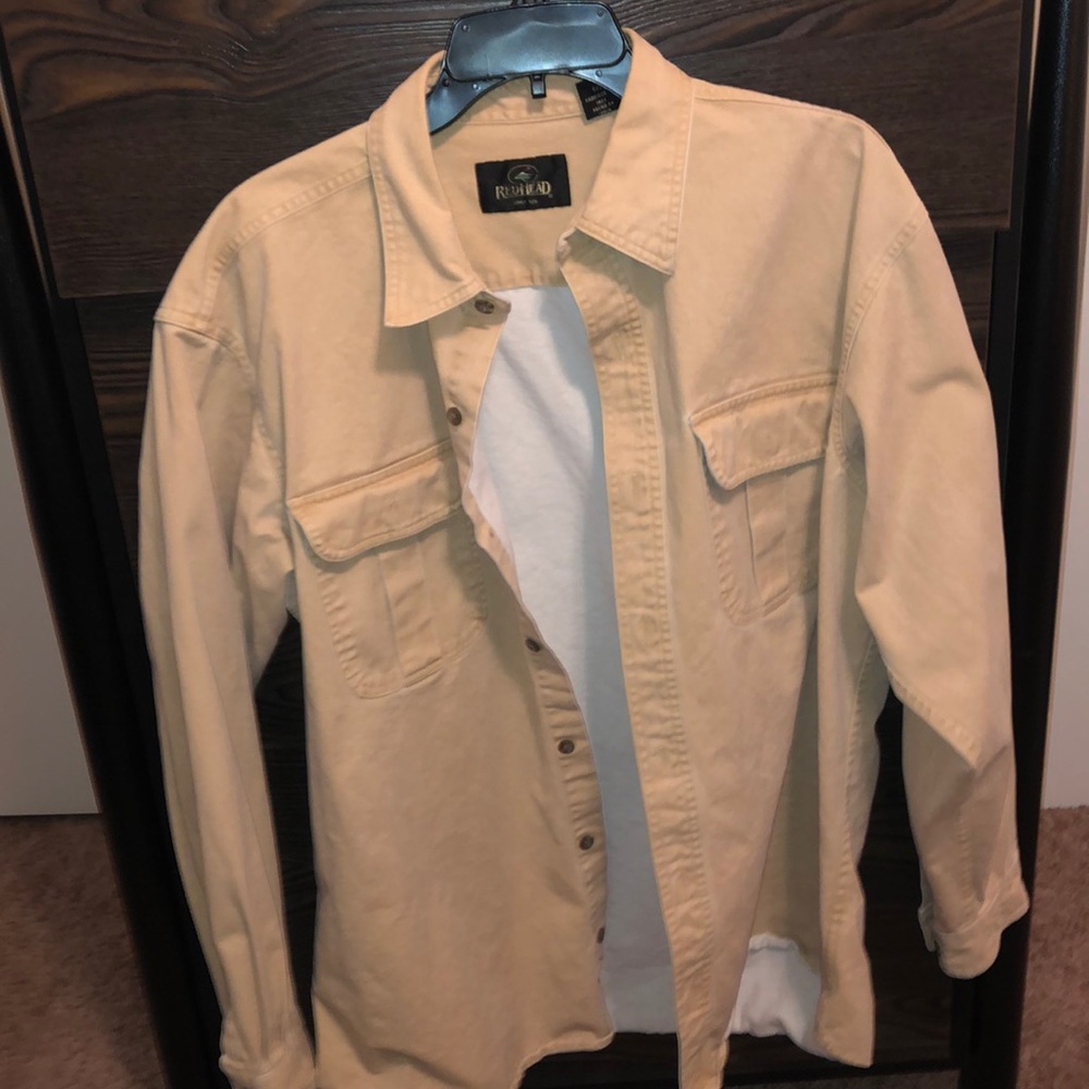 Red Head Tan Button Down Jacket/Shirt